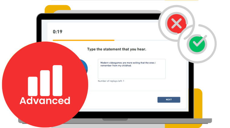 Listen and Type question type Advanced Level by DET Trainer Listen and Type question type Advanced Level by DET Trainer